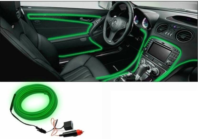 Autostark Interior Ambient Wire Decorative Led Light Green