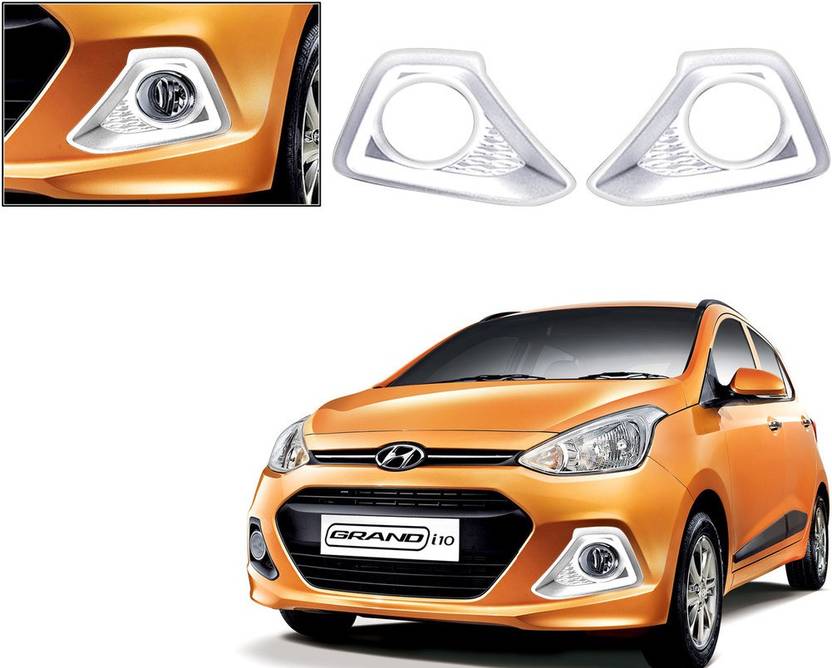 AUTO PEARL Premium Quality Chrome Plated Fog Lamp Cover For Hyundai