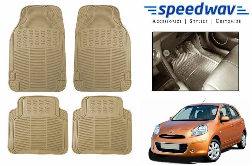 Speedwav Rubber Standard Mat For Nissan Micra Price In India Buy
