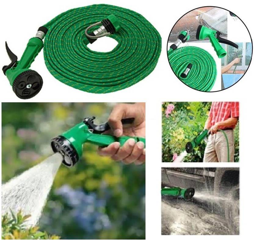 Unica Multifunctional Water Spray Gun 10 Mtr Hose For Car Wash/Vehicle Cleaning Ultra High Pressure Washer available at Flipkart for Rs.299