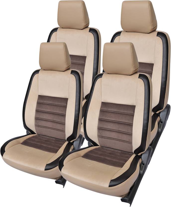 Gaadikart Velvet Car Seat Cover For Chevrolet Spark In