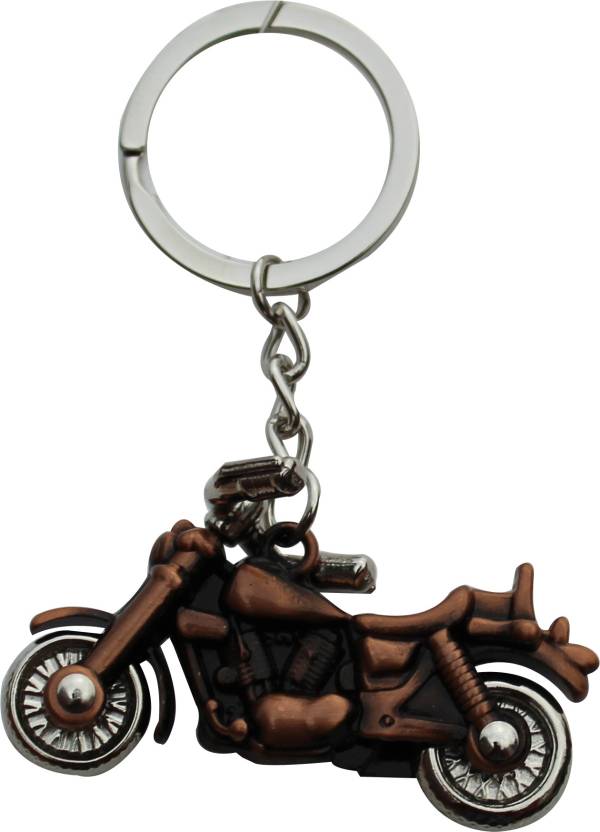 Royal Enfield Cruiser Bike Keychain Copper Bullet Key Chain Ebay