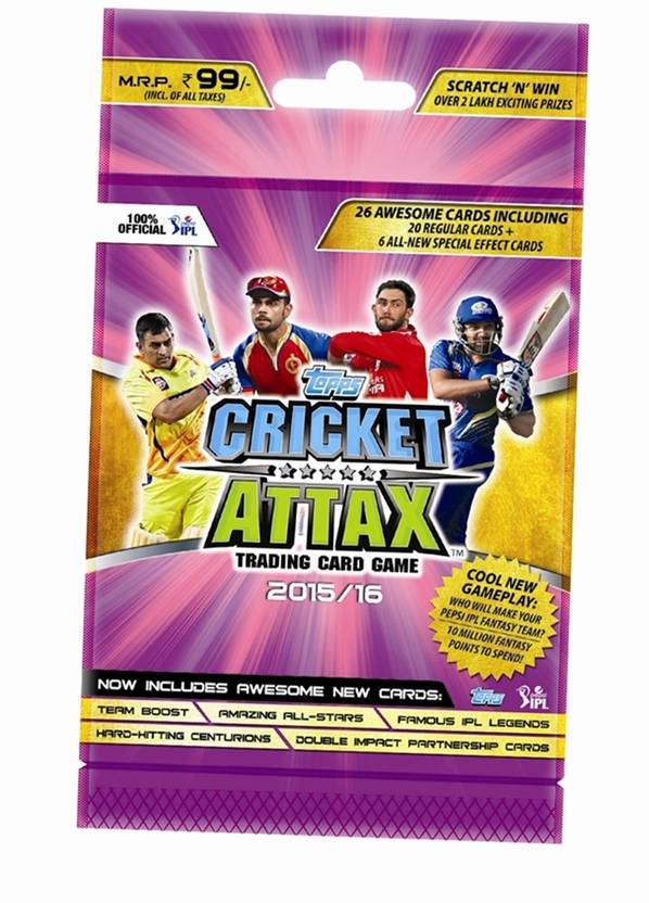 Topps Cricket Attax IPL 2015/16 Multipack Cricket Attax IPL 2015/16