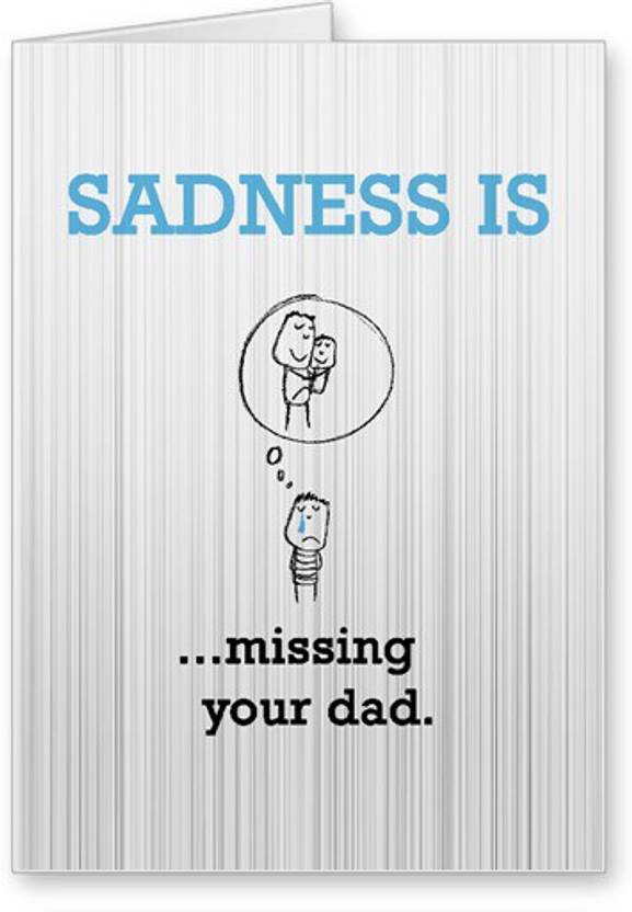 lolprint miss you dad fathers day greeting card price in india buy