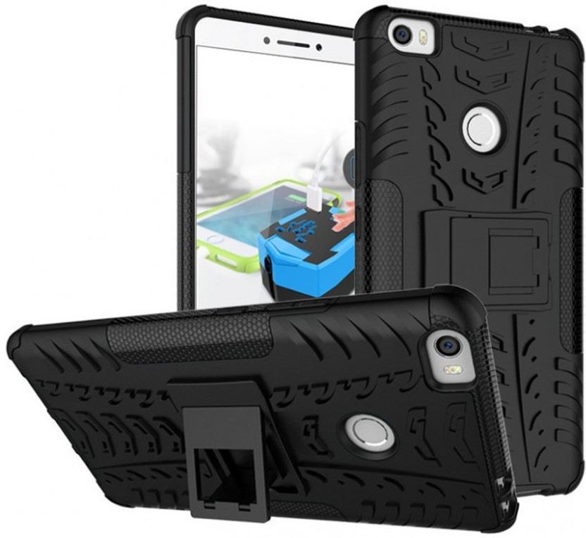 CASE CREATION Back Cover for Mi Max Shock Proof Case Made of Plastic(Black, Shock Proof, Plastic, Pack of: 1)