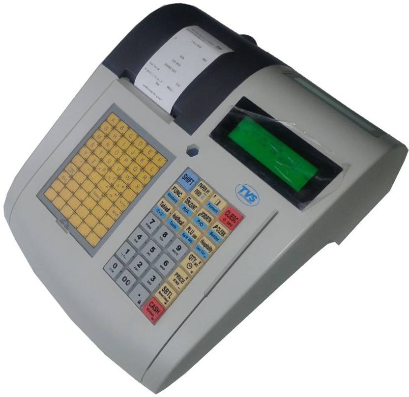 Tvs Electronics Pt 2124k Table Top Cash Register Price In India