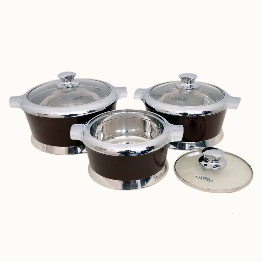 JAYPEE Pack of 3 Thermoware Casserole Set Price in India Buy JAYPEE