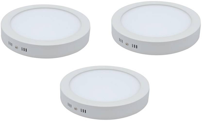 Otexlite 12 Watt Surface Round White Pack Of 3 No False