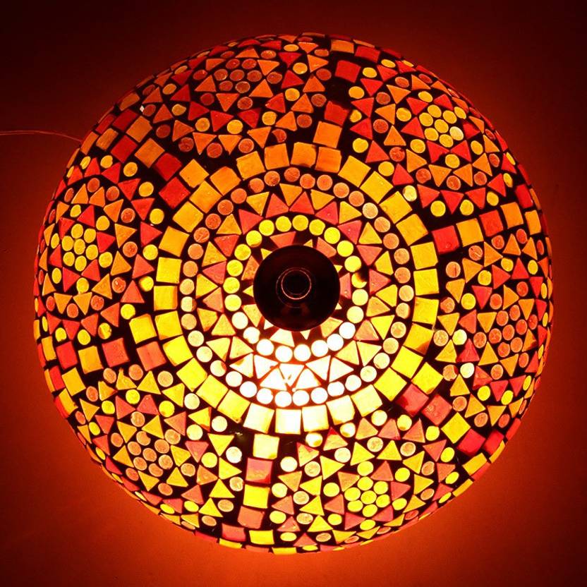 EarthenMetal Flush Mount Ceiling Lamp