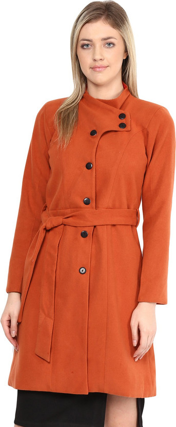ATHENA Wool Blend Solid Coat - Buy 