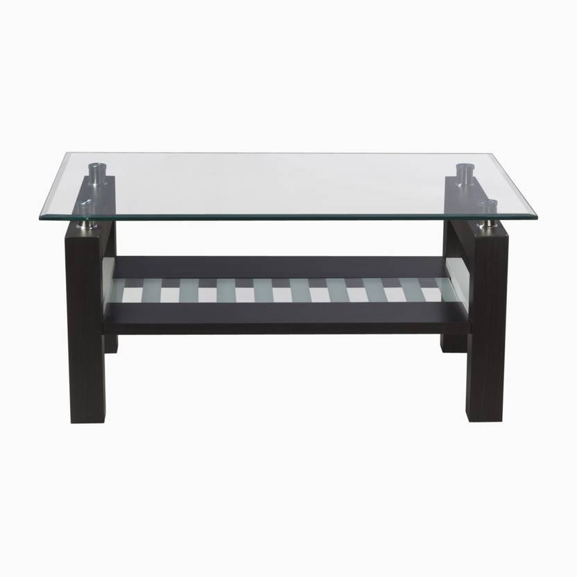 Godrej Interio Alice Coffee Table Walnut Glass In Godrej Interio Alice Coffee Table Walnut Glass