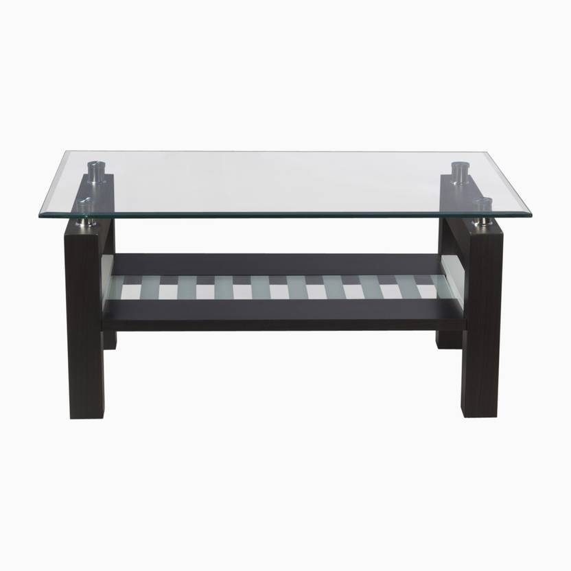 Godrej Interio Alice Coffee Table Walnut Glass Coffee Table Price in ...