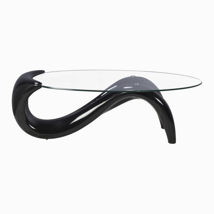 Godrej Interio Caferia Coffee Table Black Glass Godrej Interio Caferia Coffee Table Black Glass