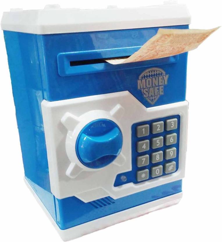 Wishkart Money Safe Kids Savings Atm Bank With Electronic Lock