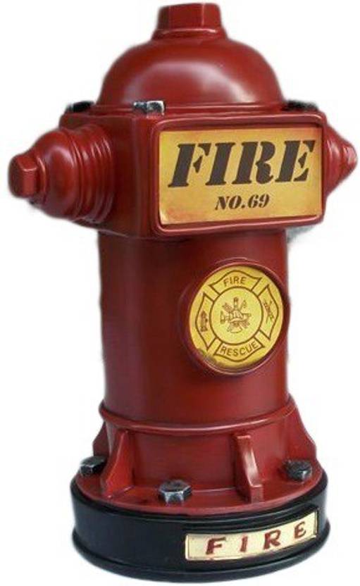 Geekgoodies Water Fire Hydrant Design Decorative Showpiece With