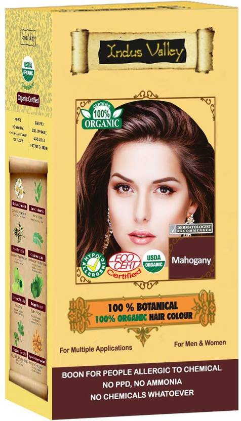 Indus Valley Halal Organic Mahogany Hair Color Price In India