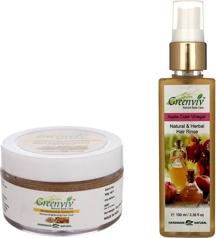 Greenviv 1 Apple Cider Vinegar Hair Rinse 100 Ml And 1