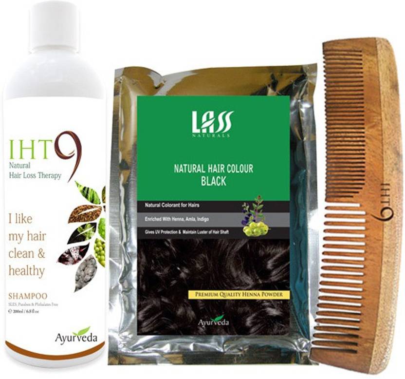 Lass Naturals Iht9 Hair Regrowth Shampoo With Natural Black Hair