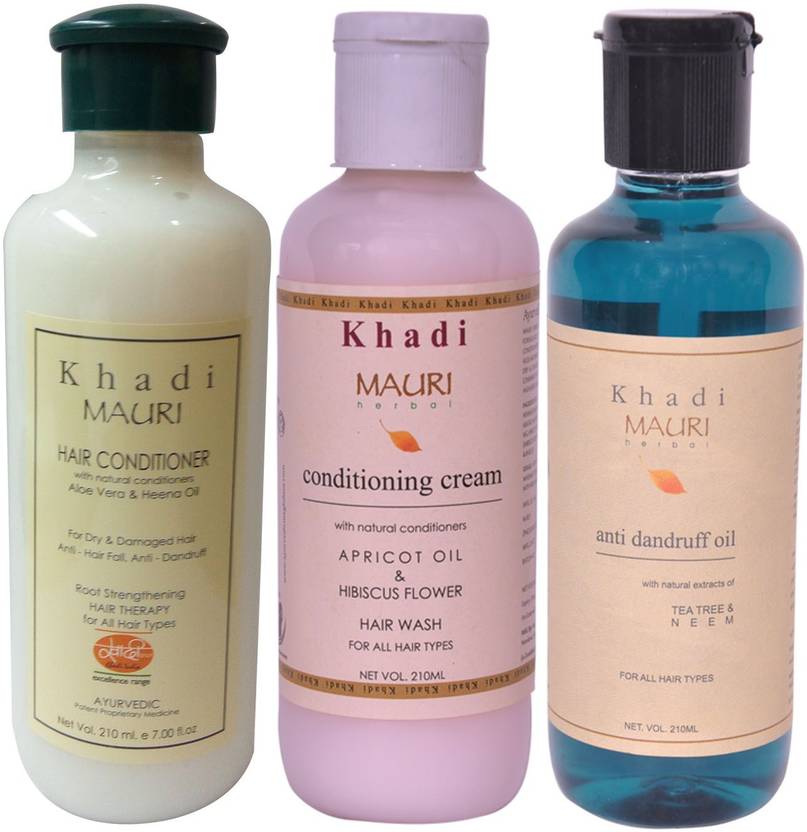 Khadi Mauri Herbal Hair Conditioner Cream Shampoo Anti