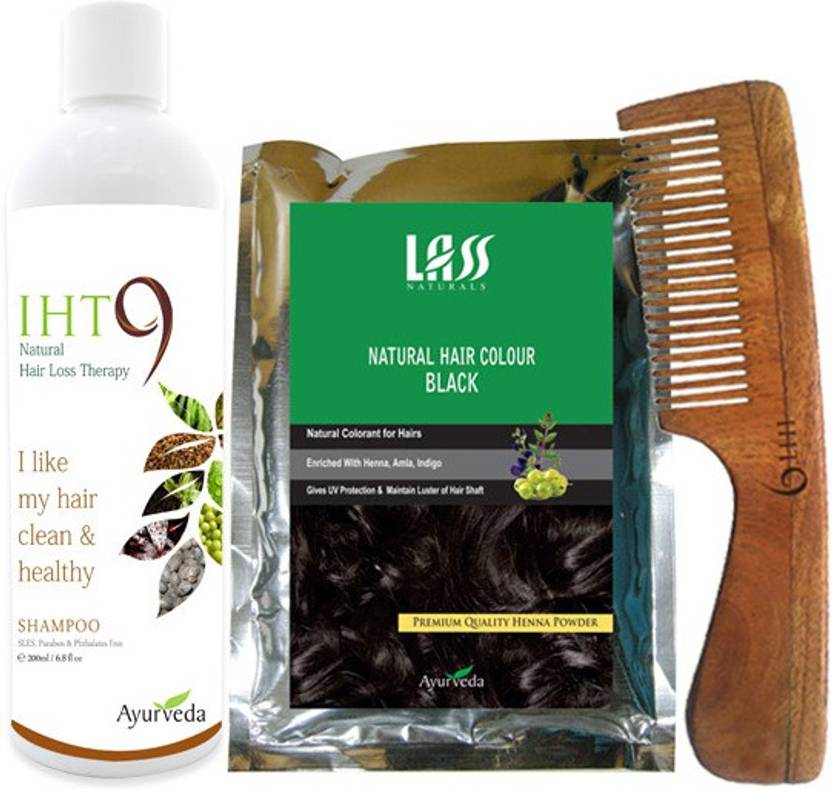 Lass Naturals Iht9 Hair Regrowth Shampoo With Natural Black Hair