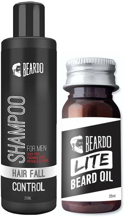 Beardo Hair Fall Control Shampoo For Men 250ml And Beard Lite
