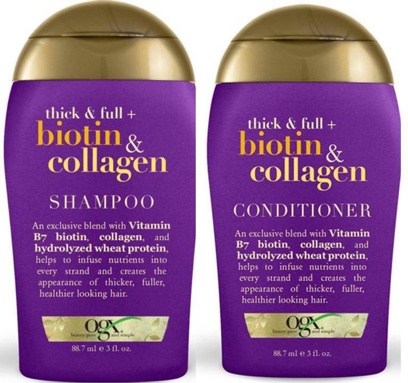 Ogx Thick Full Biotin Collagen Combo Price In India Buy Ogx