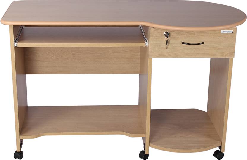 Godrej Interio Buddy Engineered Wood Workstation Straight Finish Color