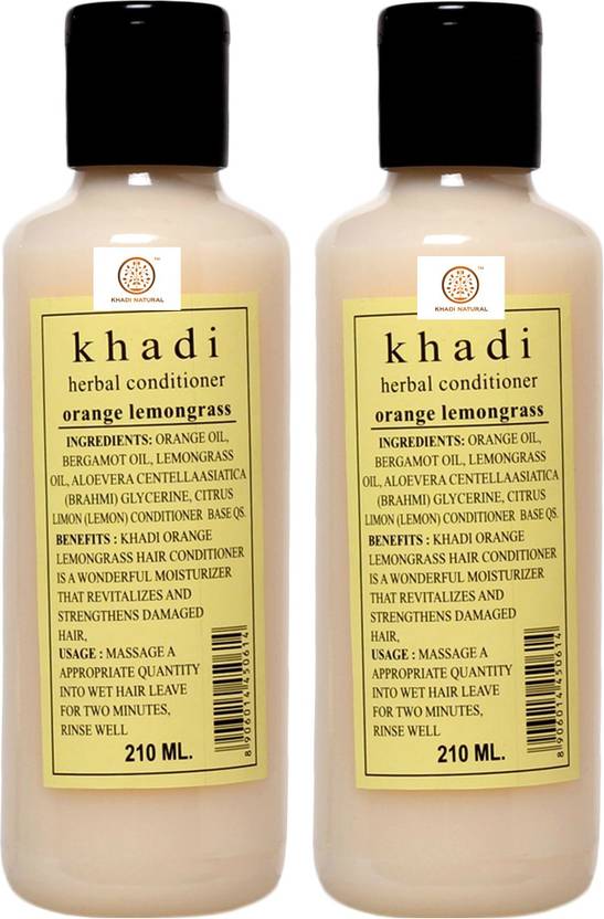 Khadi Natural Orange Lemongrass Hair Conditioner Pack Of 2 Price