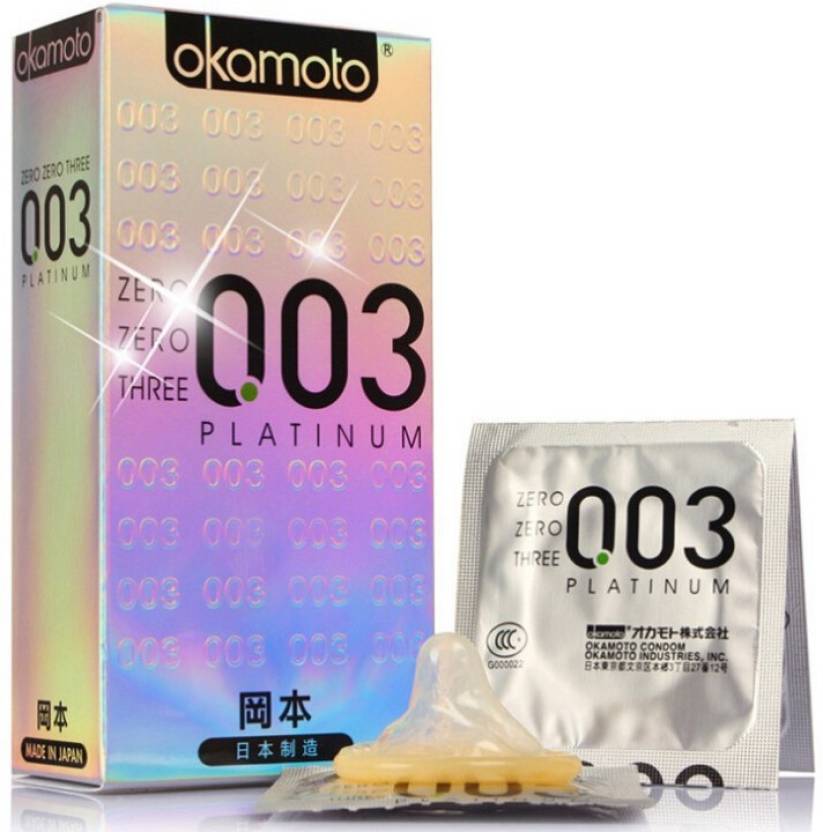 okamoto 003 Platinum - Made in Japan Condom Price in India - Buy ...