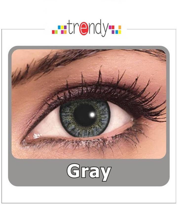 Trendy Grey Monthly Contact Lens Price In India Buy Trendy Grey