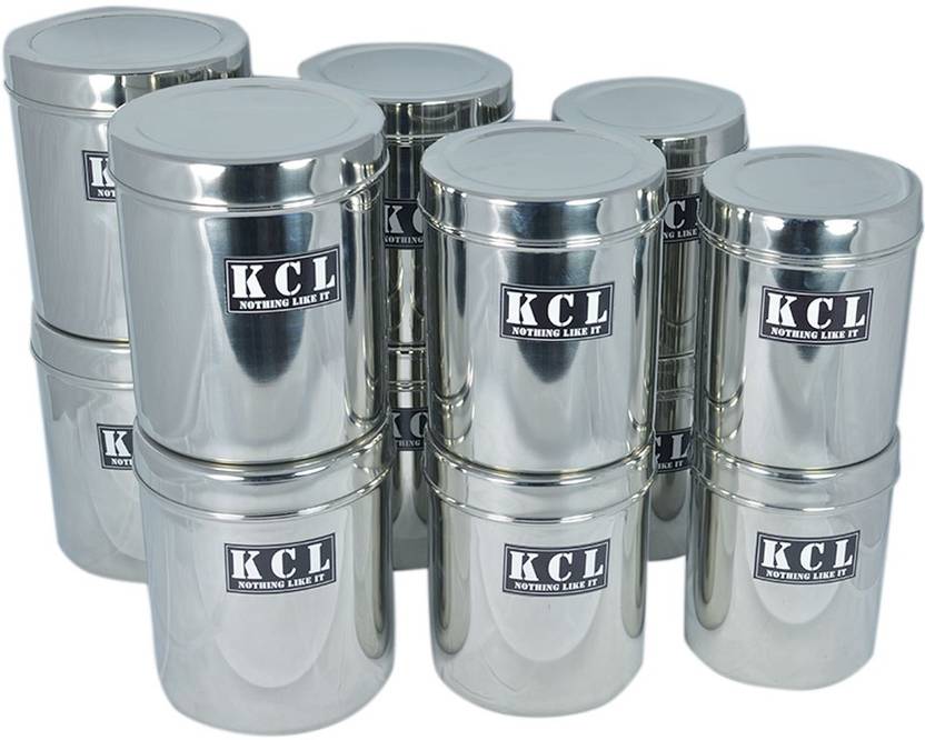 KCL Deep Dabba Container 12pc  - 1200 L, 1200 L, 1200 L, 1200 L, 1500 L, 1500 L, 1500 L, 1500 L, 1750 L, 1750 L, 1750 L, 1750 L Steel Grocery Container