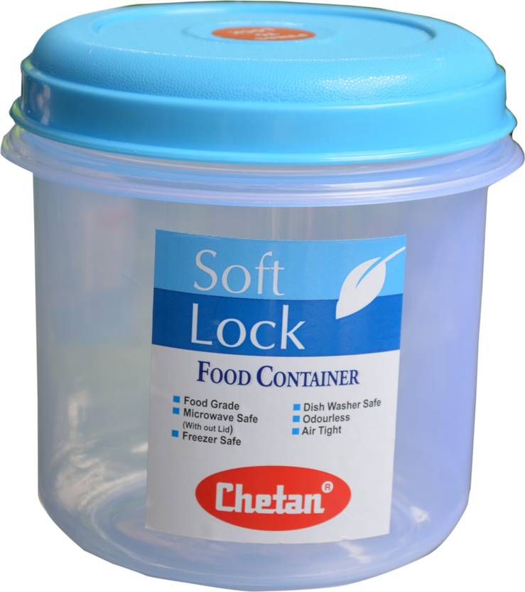 Chetan 4pc Softlock Plastic Kitchen Storage Containers 1000ml
