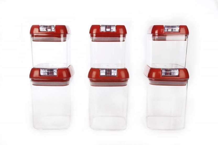 Cuttingedge Flip Lock 6pc Set Food Storage Containers 520 Ml 1170 Polypropylene