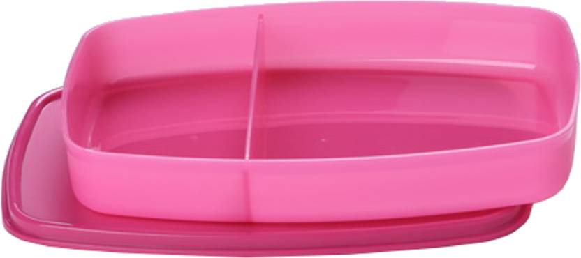 Signoraware Slim Lunch Box 610 ml Plastic Fridge Container Pink