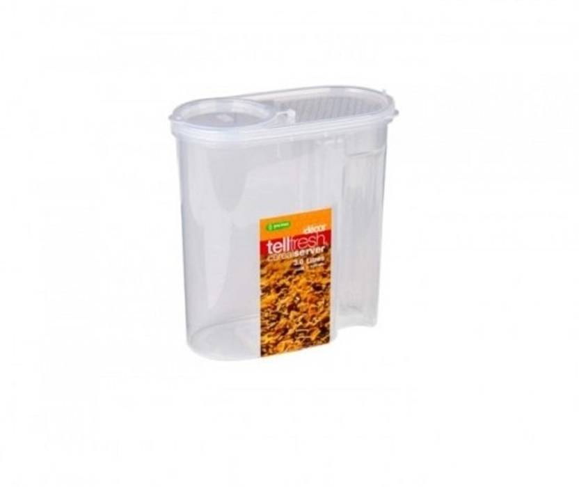 Product Page Large Vertical At Decor Tellfresh Cereal Server 3000 Ml Plastic Grocery Container