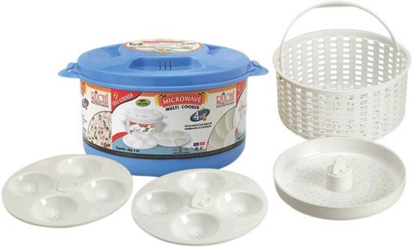 Ruchi Houseware Microwave Multi Cooker 4 Attachments In 1 Cookware Ruchi Houseware Microwave Multi Cooker 4 Attachments In 1 Cookware Set