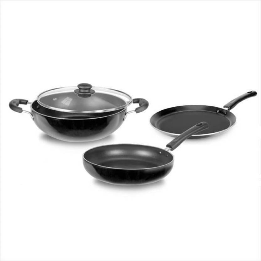 Mr.Cook Cookware Gift Set Induction Bottom Cookware Set Price in India ...