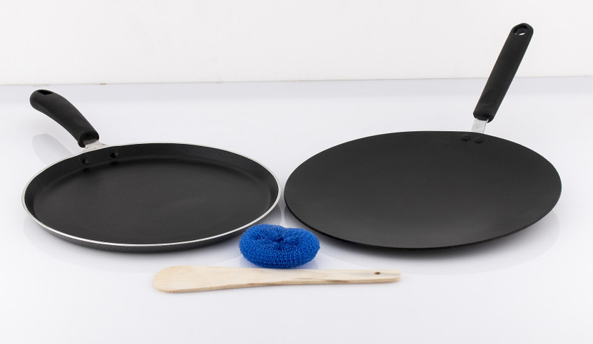 Silvester Non-Industion Base Non-Stick Aluminium Tawa/Dosa