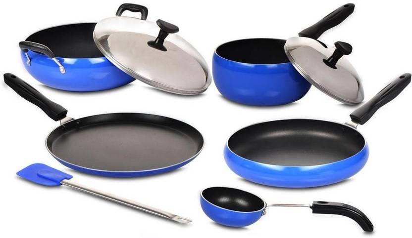 Kitchen Queen Cookware Set Price In India Kitchen Queen Cookware Set