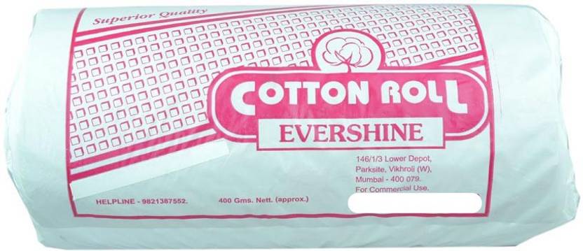 Evershine Cotton Rolls (400 Grams) - Pack of 10