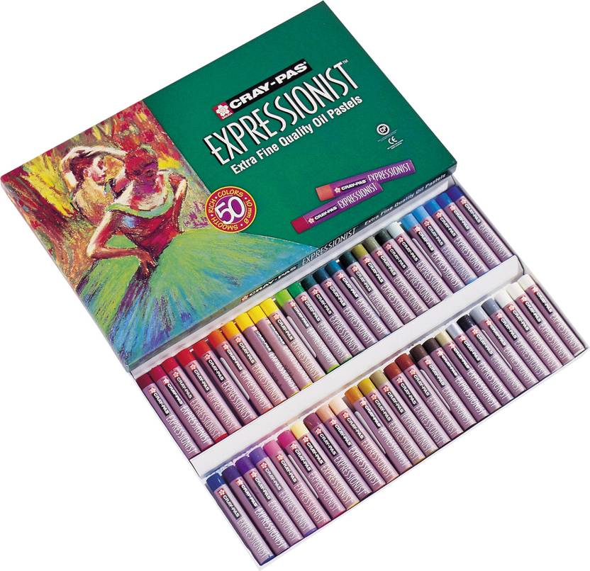 Sakura Expressionist Oil Pastel Pastel