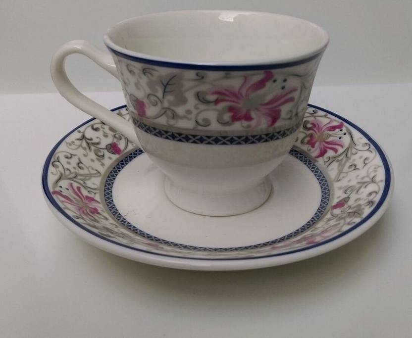 Bharat Pack of 12 Bone China Home Tableware Serving Printed Tea Set Price in India Buy Bharat