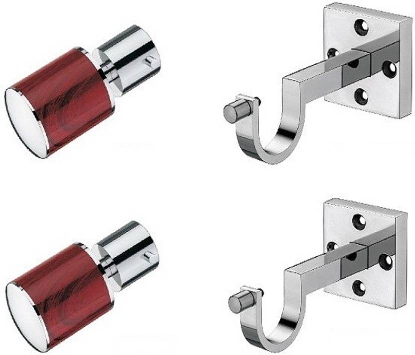 Door Match Black Curtain Rods Price In India Buy Door Match