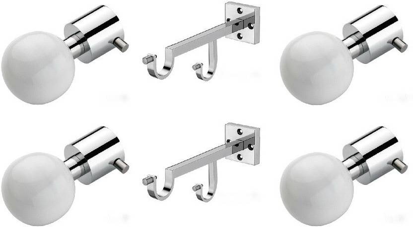 Door Match White Curtain Rods Price In India Buy Door Match