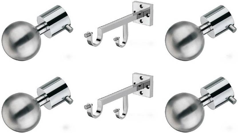 Door Match Silver Curtain Rods Price In India Buy Door Match
