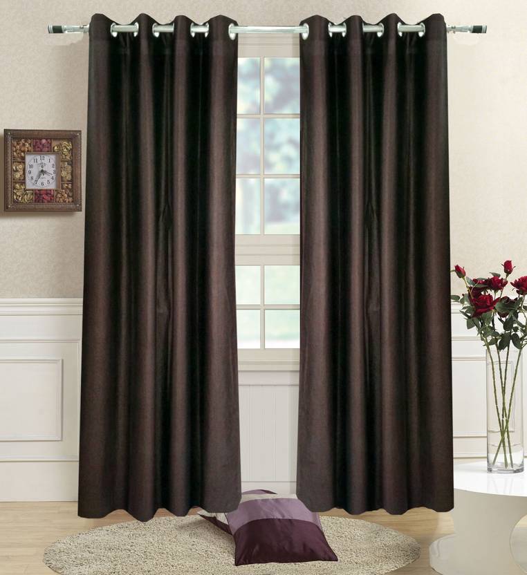 Homefab India 183 Cm 6 Ft Polyester Window Door Curtain Pack