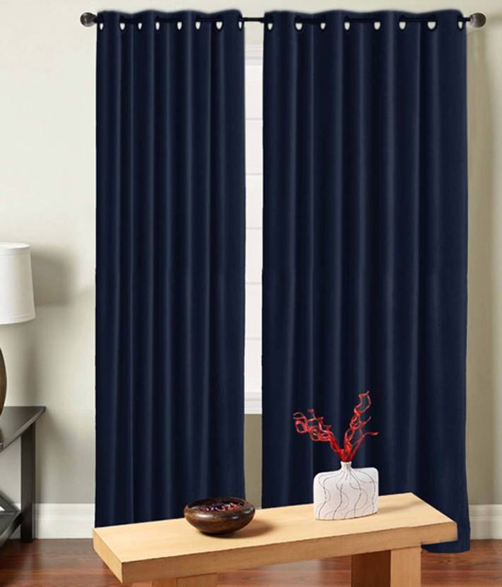 Saral Home 84 Inch 3 Ft Polyester Window Curtain Pack Of 2