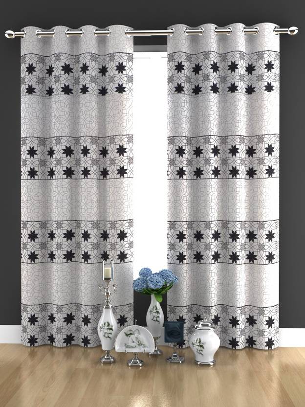 Dazzle Dreams 273 cm 9 ft Polyester Long Door Curtain 