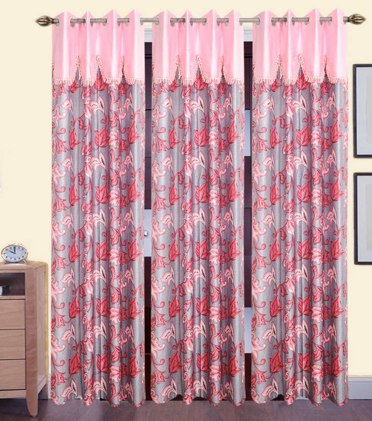 HomeeHub 213.36 cm (7 ft) Polyester Door Curtain (Pack Of 3) Buy HomeeHub 213.36 cm (7 ft