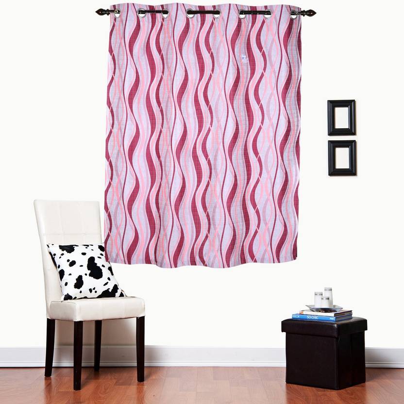 Luk Luck Home 155 Cm 5 Ft Polycotton Window Curtain Pack Of 2
